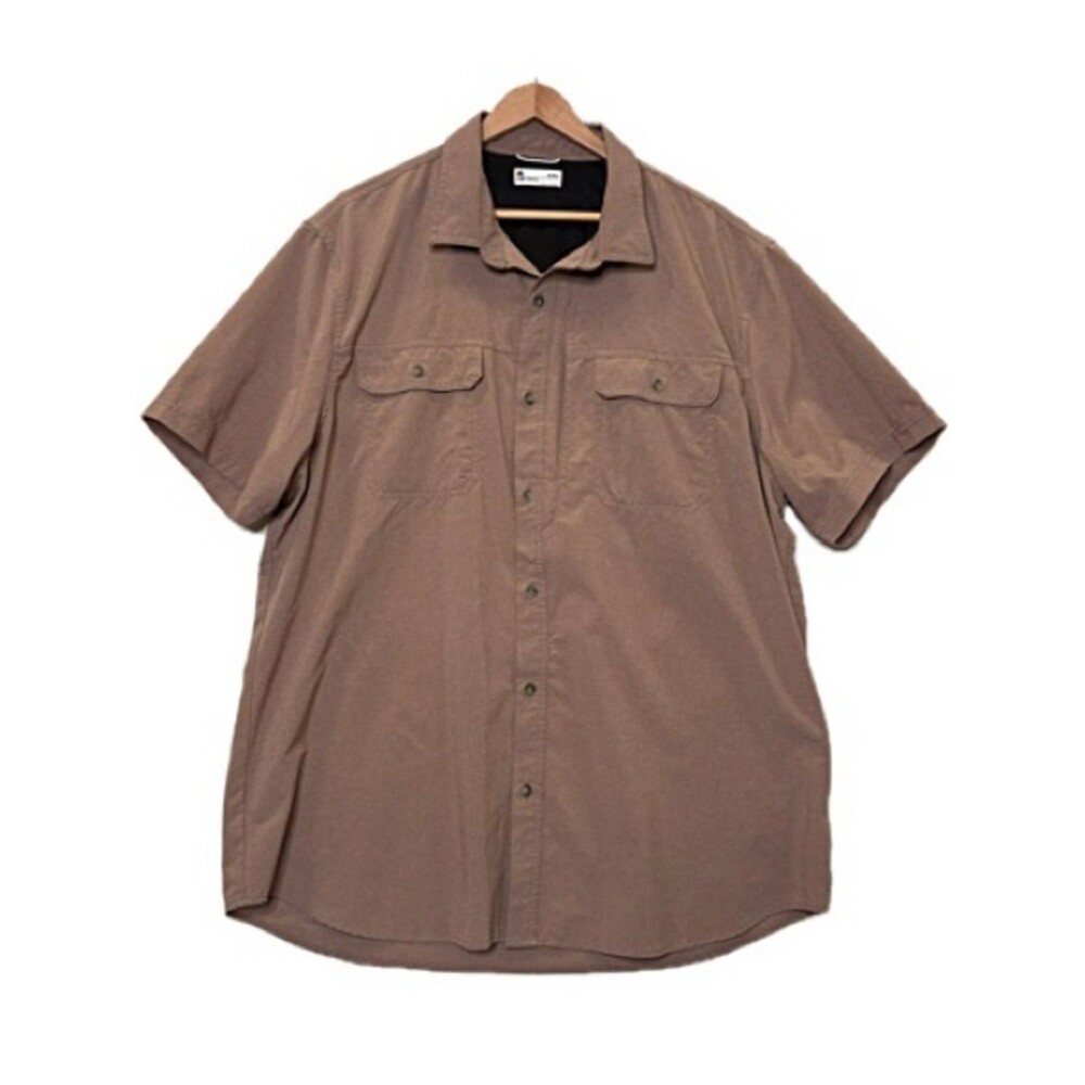 Ub Tech Performance Fishing Shirt Mens Size XXL Utility Perforated Short Sleeve